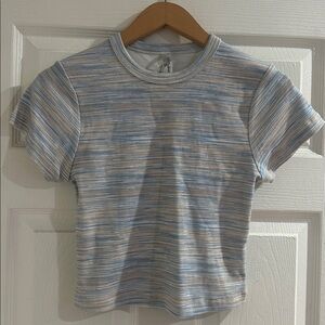 Lorna Jane NWOT Kick Back Ribbed Striped T-Shirt